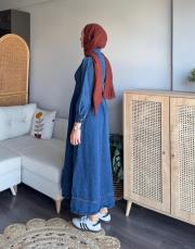 kulplu jean elbise 3