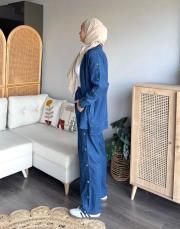 çıt çıtlı jean takım 2